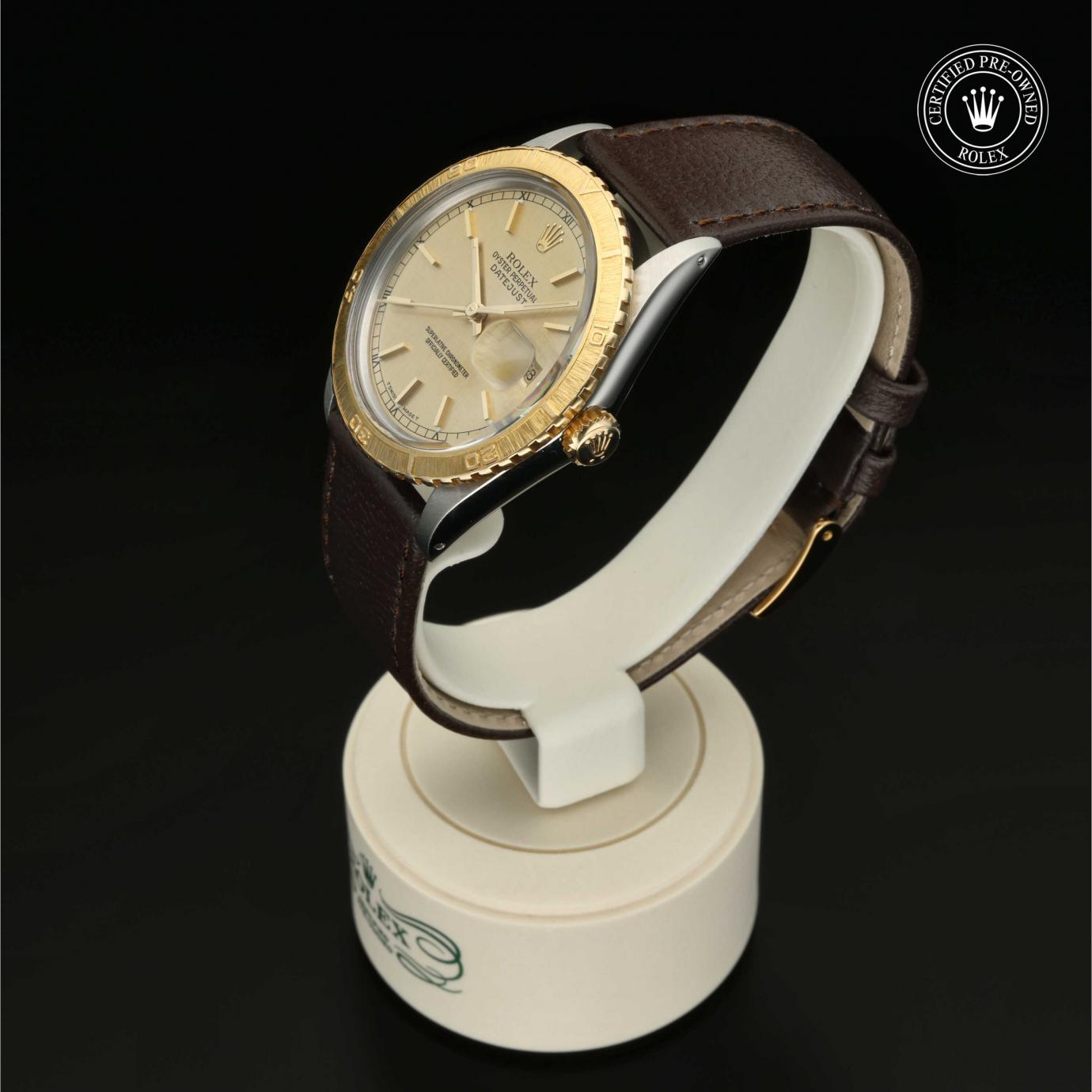 Rolex Oyster Perpetual Datejust Turn-O-Graph 16253 Herrenuhr Bild 1