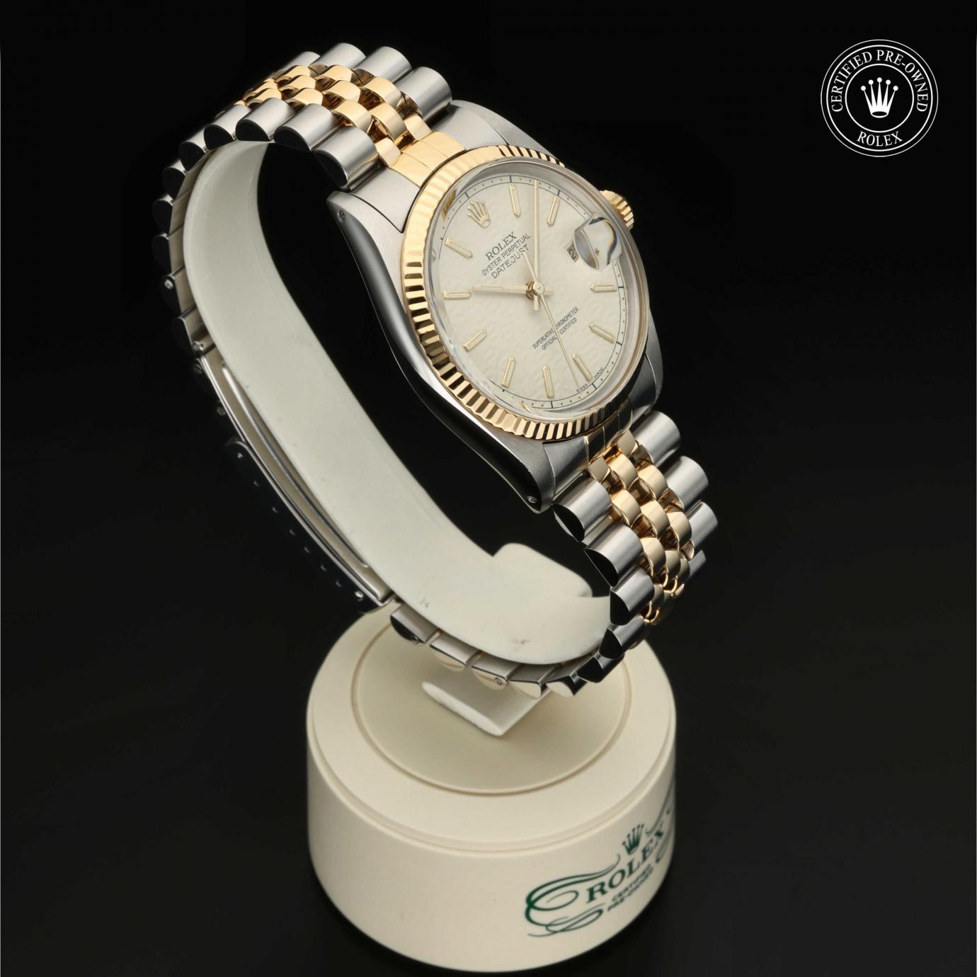 Rolex Oyster Perpetual Datejust 36 16013 Herrenuhr Bild 4