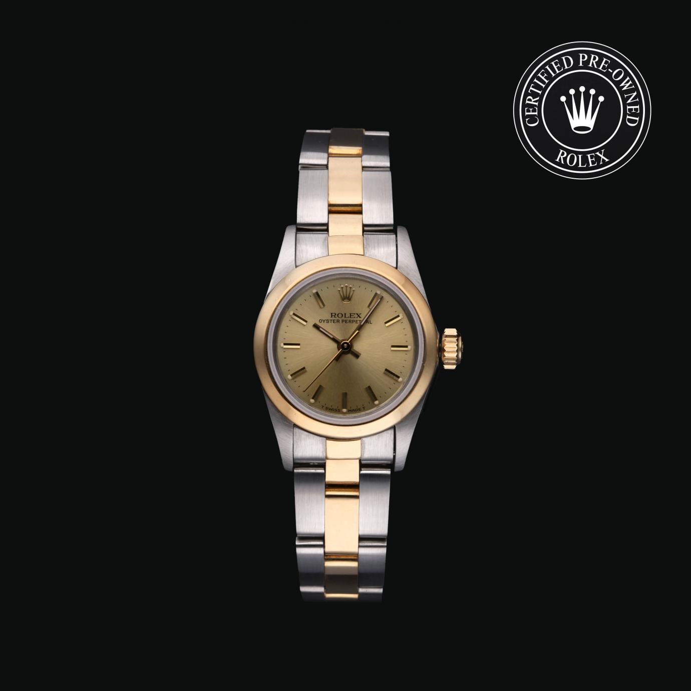 Rolex Oyster Perpetual 24 M67183-0002 Herrenuhr Soldier