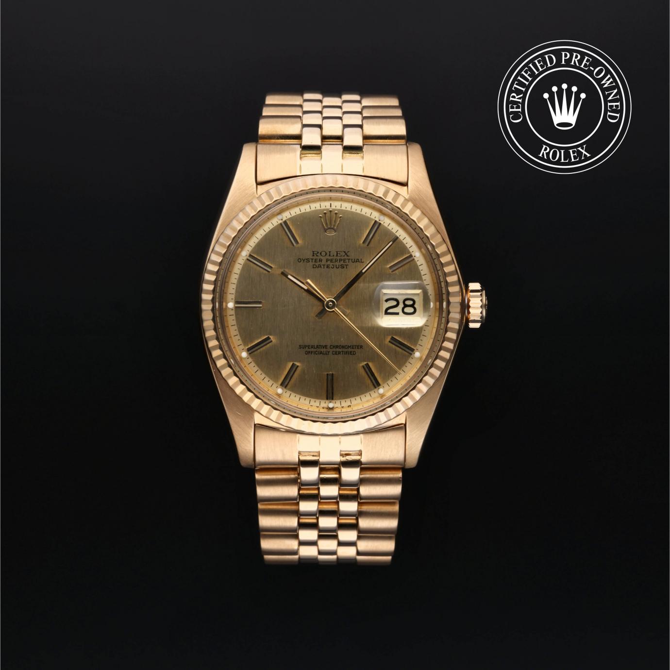 Rolex Oyster Perpetual Datejust 36 1601/8 Herrenuhr Soldier