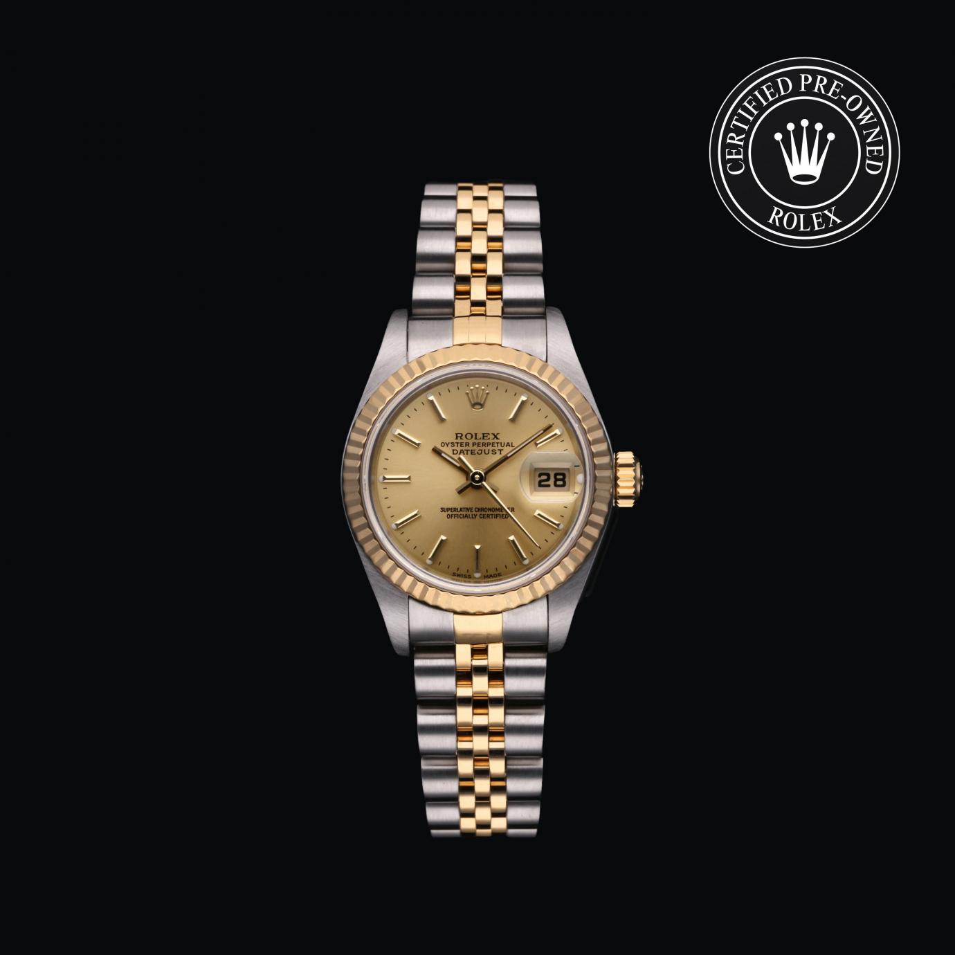 Rolex Oyster Perpetual Lady-Datejust 26 M79173 Herrenuhr Soldier