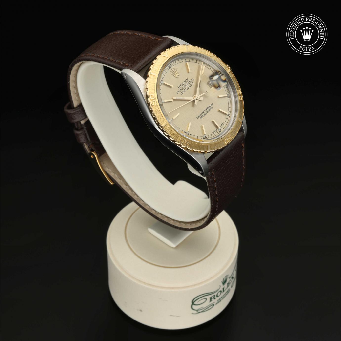 Rolex Oyster Perpetual Datejust Turn-O-Graph 16253 Herrenuhr Bild 3
