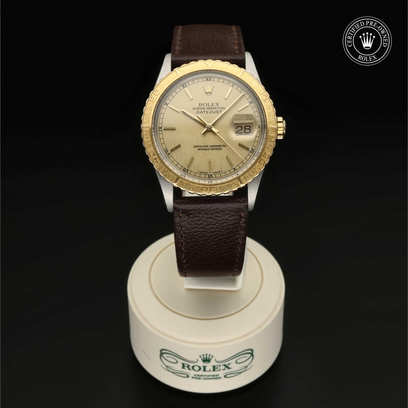 Rolex Oyster Perpetual Datejust Turn-O-Graph 16253 Herrenuhr Bild 1