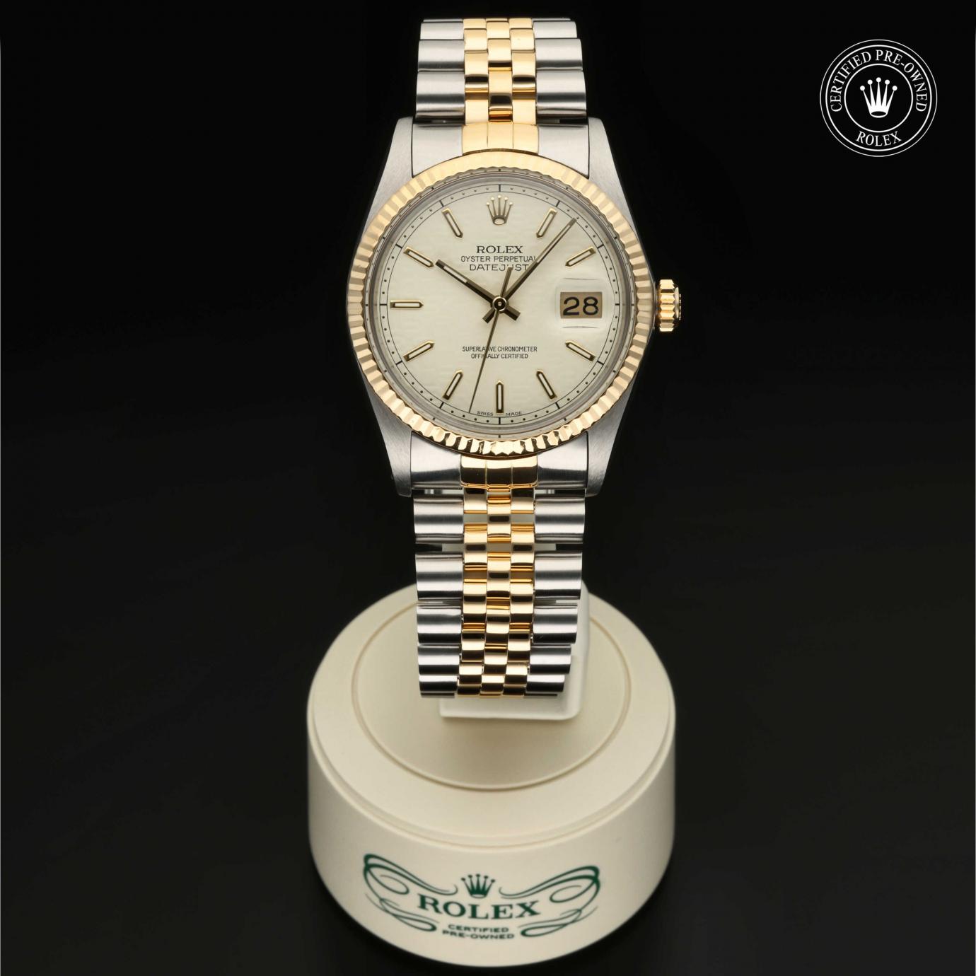 Rolex Oyster Perpetual Datejust 36 16013 Herrenuhr Bild 1