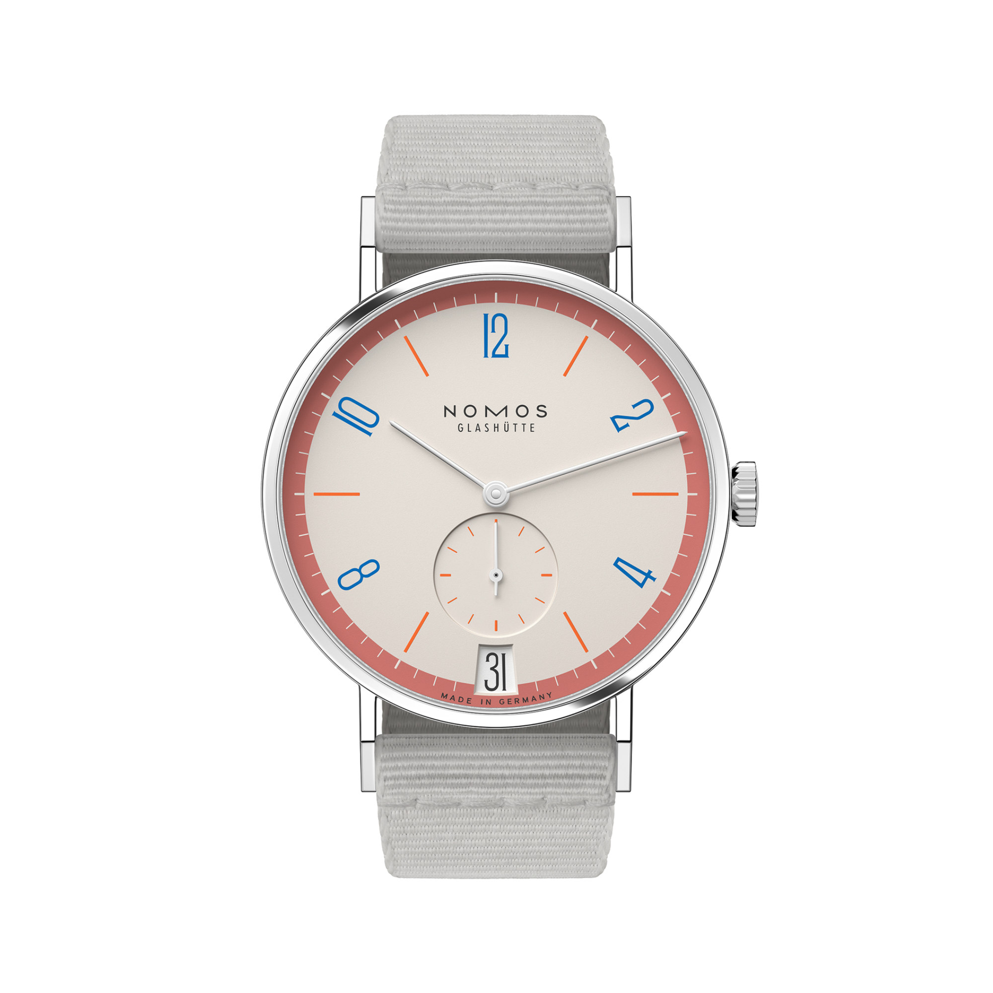 NOMOS Glashütte Tangente 38 Datum Love bei Juw. Laufer
