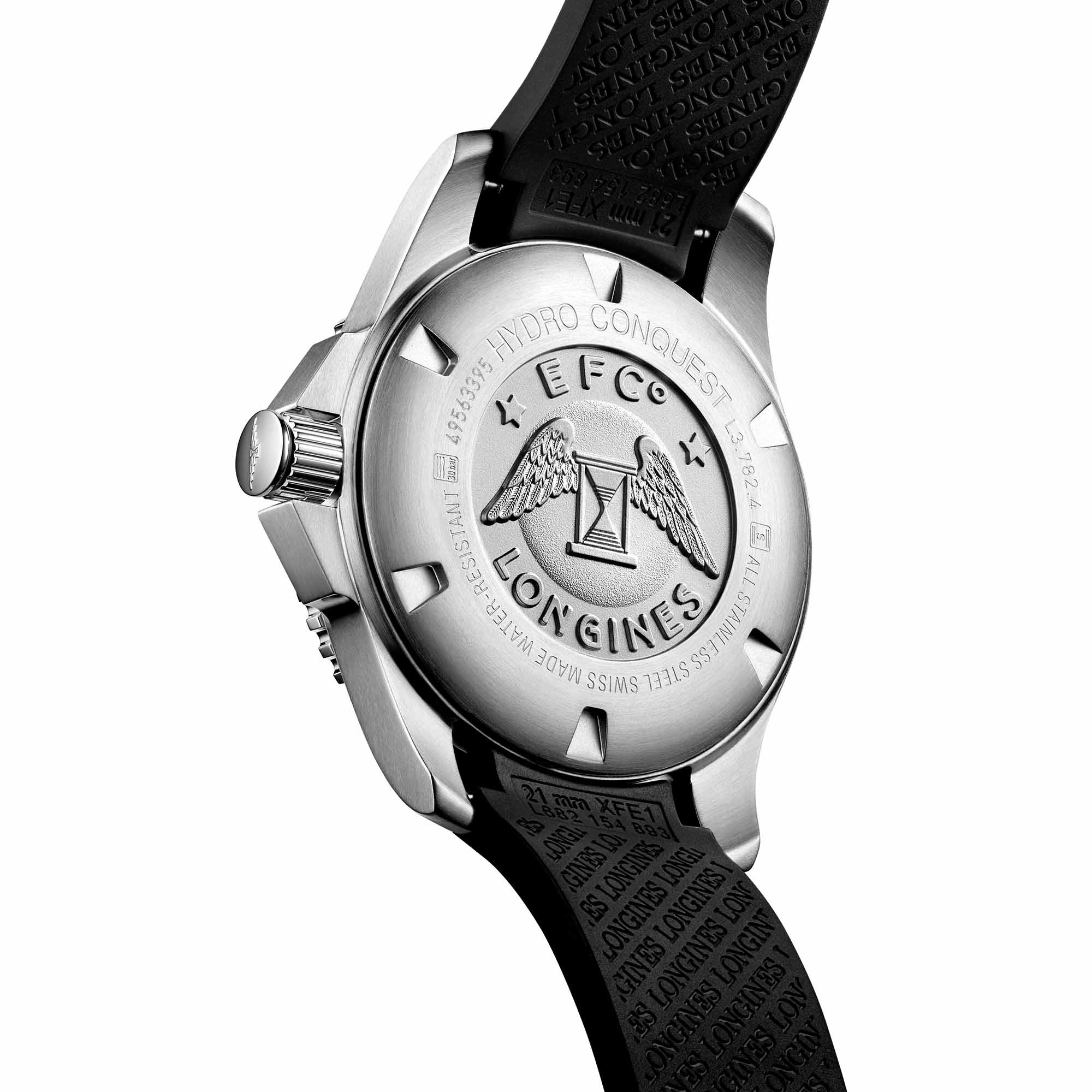 Longines Hydroconquest Longines Kautschukband 21mm Rubber Strap