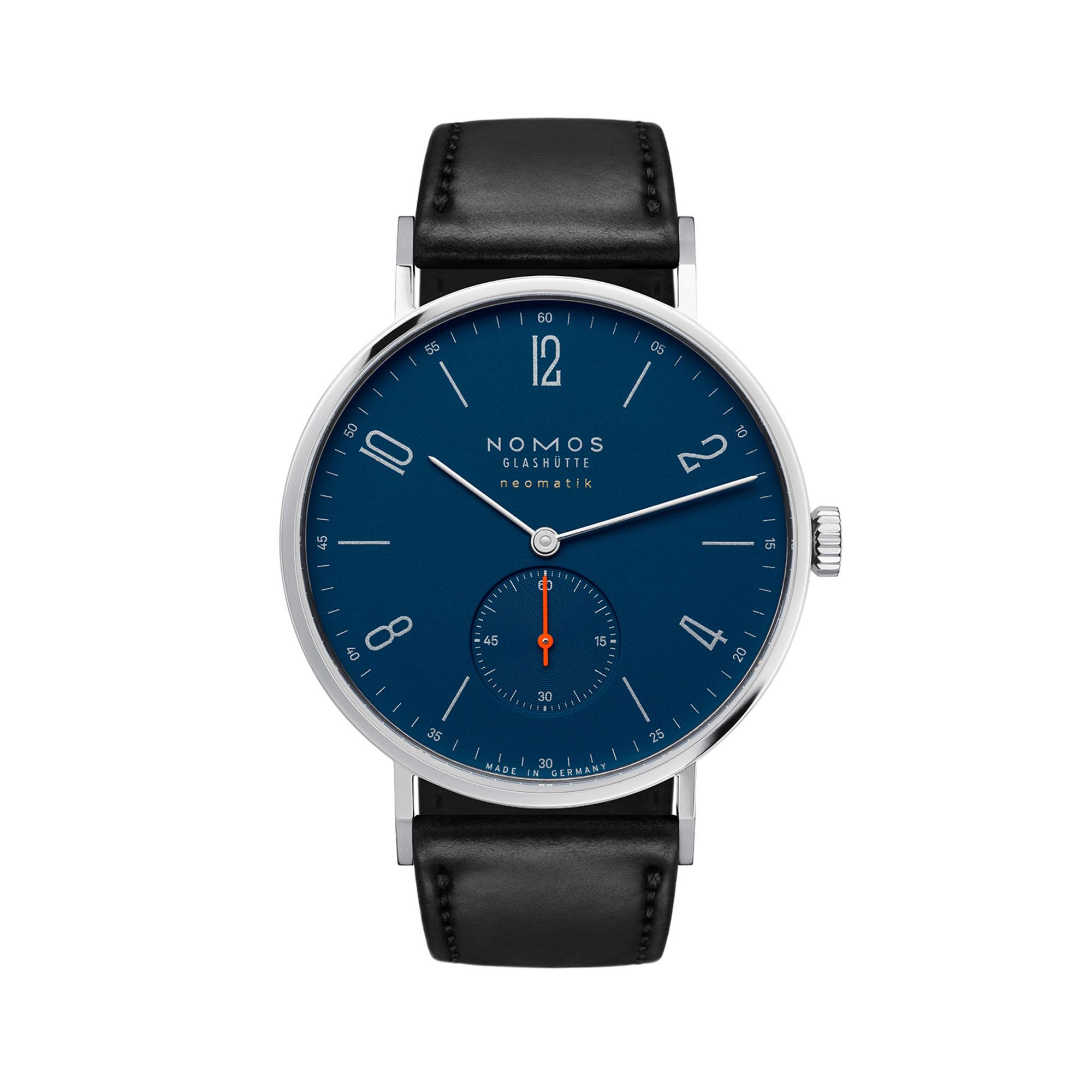 NOMOS Glashutte Tangente neomatik 39 nachtblau Laufer