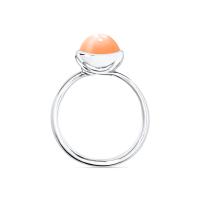 BOUTON Ring small oranger Mondstein