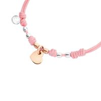Kordelarmband Herz