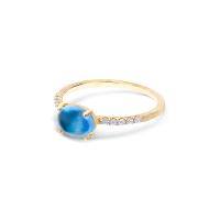 Dancing Azure Ring