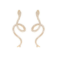 Snakes Ohrring mit Diamant-Pavé
