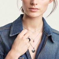 SAND DOLLAR Anhänger small 18 K Weißgold