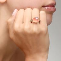 Nudo Rosenquarz Maxi Ring
