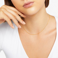 Halskette Essentials aus 18-Karätigem Gelbgold