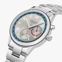 Club Sport Neomatik Weltzeit silber