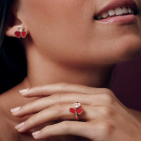 Happy Hearts Wings Ring