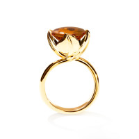TULIP Ring Large mit Citrin