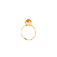 BOUTON Ring small Mandarin Granat