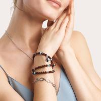 INDIA Armband medium Snake Wood Türkis