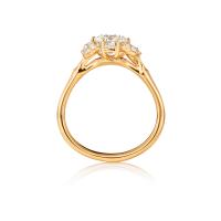 Winter Frost Solitaire Ring