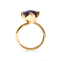 TULIP Ring Small mit Amethyst