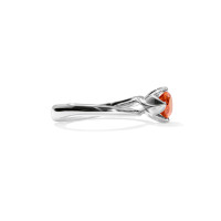 TULIP Ring XS mit Mandarin Granat