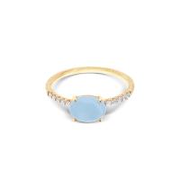 Dancing Azure Ring