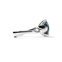 TULIP Ring Small mit London Topas