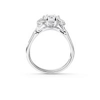 Winter Frost Solitaire Ring