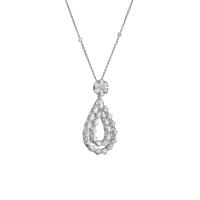 L'Heure Du Diamant Drop Anhänger mit Halskette