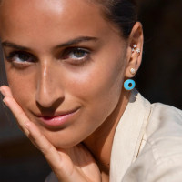 Evil Eye Ohrring-Anhänger