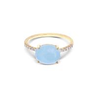 Dancing Azure Ring