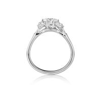 Winter Frost Solitaire Ring
