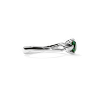 TULIP Ring XS mit grünem Turmalin