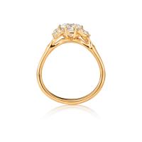 Winter Frost Solitaire Ring