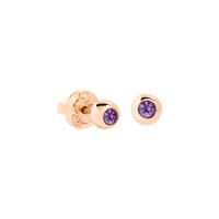Ohrstecker Bollicine Roségold und Amethyst