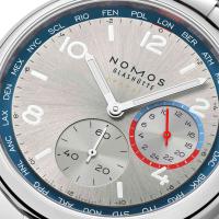 Club Sport Neomatik Weltzeit silber