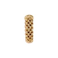 Essentials zweifarbiger Flex'it Ring mit flachem Halskettengeflecht