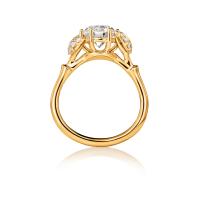 Winter Frost Solitaire Ring