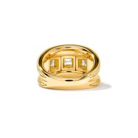 CURRICULUM VITAE 3 Ring mit Diamant Pavé medium