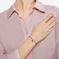 Kordelarmband Marienkäfer