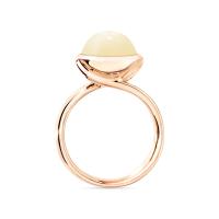 BOUTON Ring large sand Mondstein