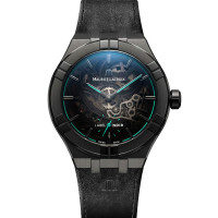 Aikon Automatic Skeleton 45mm Label Noir