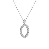 L'Heure du Diamant Marquise Anhänger mit Halskette