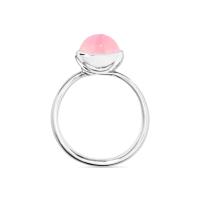 BOUTON Ring small pinker Chalcedon