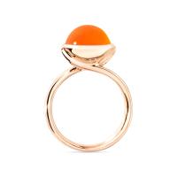 BOUTON Ring large Karneol