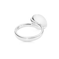 BOUTON Ring large pinker Chalcedon