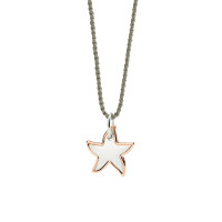 Anhänger XL Stellina aus Silber und Roségold