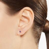 Ohrstecker Bollicine Roségold und Amethyst