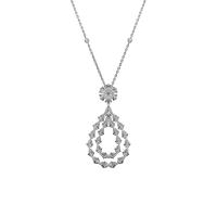 L'Heure Du Diamant Drop Anhänger mit Halskette